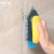 中环力安 浴室墙角缝隙无死角地板刷硬毛三角清洁刷子 绿色1个装ZHLA-8413