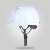 朵能欧式安全帽国标工地安全员帽子透气领导工程安全生产工作头盔定制 欧式安全帽-白色(按钮)