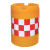 颖欢防撞桶塑料注水隔离墩道路安全防撞圆柱形警示反光滚塑防撞桶900*920mm红白