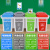 米粒鼠垃圾分类儿童玩具智能语音垃圾桶道具卡片幼儿园环创互动游戏教具 语音垃圾桶108卡牌+环保车+电池+