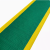 NGUP 防滑垫加厚橡胶地毯地垫绿色人字纹黄边2.5mm厚 1平方  单位：件