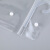 安达通 包装袋 PVC透明带挂钩塑料自封袋手提拉链袋子  30+7*25*8丝(100个)