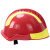 CLCEYF2抢险救援头盔户外应急地震蓝天防护套装森林护安全帽新型17款 F2救援头盔（红色）