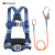 哥尔姆安全腰带安全带户外高空作业安全绳套装保险绳GM8055单大钩1.8米