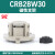 CDRB1BW叶片式摆动旋转气缸CRB2BW15-20-30-40-90度180度270s厂家 30附磁支架