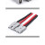 带线公母插头电动叉车蓄电池充电延长线大电流大功率连接器 50A8平方20公分单个
