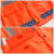 海斯迪克 雨衣雨裤套装 加厚牛津布防暴雨水反光雨衣HKsq-343 橘色 3XL 