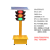 太阳能红绿灯交通信灯 可升降移动信灯 学校十字路口临时红绿 00160型固定款