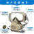 元族定制适用定制适用防尘面罩眼镜口罩一体面具工业粉尘打磨土石灰煤 面具+30片棉+3镜片