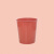 工霸（GONGBA）垃圾桶 纯色无盖垃圾篓 西柚色 HTSZ-2010 200*245mm 5L 1个