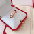 卡地亚（Cartier）戒指男女 情侣同款5.5毫米宽镶嵌3钻LOVE结婚对戒钻石 婚戒 预 B4087500 18K玫瑰金色 44
