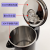 美菱（MeiLing）茶吧机通用烧水壶304不锈钢通用包胶壶配套小五环 0.8L(黑)304食品级短嘴壶