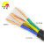 丰旭RVV4芯电源线0.5 0.75 1.0 1.5平方护套线无氧铜电线电缆 RVV4*0.5 200米