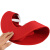 者也（ZYE）夏季安全帽遮帘布罩工地遮阳板防晒透气施工建筑工地男女太阳帽可搭配安全帽使用 遮阳罩 红色