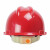 鸣固鸣固 安全帽abs工地防砸高空工程施工抗冲击工业头盔 领导监理 V型常规款红色
