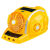 嘉博森六风扇安全帽多功能双空调制冷工地防晒降温带太阳能蓝牙头灯充电 3风扇14000毫安黄色 蓝牙版
