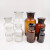 希万辉 实验室广口试剂玻璃瓶白色棕色试剂瓶磨砂细口玻璃化学瓶 （3个）125ml白色