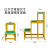 JAD杰安达单层双层玻璃钢绝缘凳可移动式双层电力绝缘平台三层绝缘踏台电工凳电力安全检修平台可定做尺寸 优质三层凳（面0.3*0.5米）1.2米高