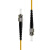 蓝邮 光纤跳线 LC-LC 单模双芯 黄色 1m LC/UPC-LC/UPC-1M-SX