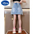 迪士尼（Disney）女童牛仔短裙夏装女孩中大童夏天薄款半截夏款半身裙儿童夏季裙子 蓝色 160码建议身高150cm