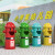 庄太太【红色小号88cm】垃圾桶幼儿园卡通分类垃圾桶消防主题公园户外垃圾箱