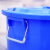 圣极光50升带盖大水桶圆形塑胶储水桶后厨面粉桶可定制S01603蓝色