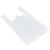 普力捷（PULIJIE）塑料袋白色马夹袋背心袋手提打包袋方便袋子 24*40透明塑料袋(100个)