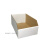 40货架收纳纸盒 汽配零件分类盒 超市展示纸箱仓储箱子白色整理盒工业品 zx38*26*15*10前后折 五层特硬BE瓦