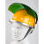 代尔塔（DELTAPLUS）安全帽式电焊面罩烧焊工防护罩脸部面屏防飞溅打磨透明焊帽头戴式 支架+透明屏