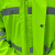 雨衣长款全身防水防暴雨男士女成人户外工地劳保连体单人反光雨披 荧光黄单层款 XL
