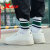 特步板鞋男鞋绿尾时尚休闲运动小白鞋低帮韩版运动鞋881319319206（881419319812） 米 42码