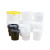 谋福 塑料桶密封桶小水桶包装桶 龙虾打包桶 （20L黑色 加厚带提手）