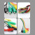 俱威 鳄鱼夹 5色双头彩色夹子线测试夹电力夹维修导线电源线50cm 大号（10条)