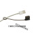 定制USB公头盖子type-c数据线胶塞microUSB防尘帽安卓充电套U盘保 黑色10个