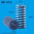 蓝色弹簧出口品质模具压簧直径6-8-10-30-60mm高强度模具蓝弹簧 外径8mm(数量8） 总长35MM