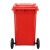 兰诗 YY-100A 新国标款大号分类环卫垃圾桶 户外商用带盖垃圾桶 100L红色-有害垃圾