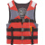 LWXF 救生衣 便携式浮力背心带反光条 户外应急救灾抗洪抢险带口哨  红色（成人款）