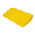 门槛斜坡垫 塑料路沿坡 台阶马路牙子爬坡板 道边上坡三角垫 长49宽22高6cm【黄色】