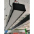 led办公室吊灯1.2米条形方通专用灯吸顶精锐吊线灯盘32w 吸顶式安装配件