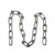 橙央 304不锈钢链条 长环栏杆链吊灯链 装饰链不锈钢铁链 12mm粗（多买不剪断）