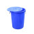 塑料圆水桶大容量带盖级特大号加厚耐用发酵腌菜储大白桶 160L白色带盖(可装240斤水)