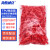 海斯迪克 TPU橡皮筋 一次性彩色分类标识橡皮圈 红色 (1包)约500个 H-230