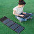 太阳能充电板光伏便携5V12v18V快充电宝手机户外折叠移动电源发电 草绿色