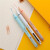 缤乐美（papermate） 心心笔按动式中性笔0.5mm可爱糖果色考试签字笔商务办公中学生用品 G610黑红蓝三色装