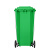Supercloud 120L户外大垃圾桶大号带盖带脚踏户外环卫酒店厨房垃圾分类加厚大容量塑料室外物业 绿色