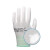 Rockwell PU涂层尼龙针织无尘净化精细电子作业装卸手套劳保胶手套透气工业工作手套 白色PU1001 M