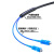 福为胜（FUWEISHENG）电信级室外单模铠装成品光缆免熔接入户6芯12头SC接头光纤线 FWS-GX-6SC 100米