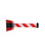 聚远 JUYUAN 塑料挂壁式警戒线红黑壳 红白相间带 挂墙隔离带伸缩带排队 10米 1个价