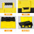 五金工具箱 大号多功能 手提式维修工具装工具收纳箱收纳盒 F款 20寸黑黄色-豪华款