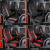 启沅重汽豪沃T7H座套TX340坐垫套 TH7 T5G380货车用品装饰配件椅套 酷奇纹透气丝黑白红线条